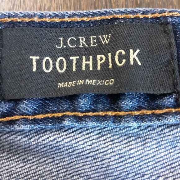 J. Crew Toothpick Skinny Blue Jeans Womens Size 24 - Picture 9 of 13